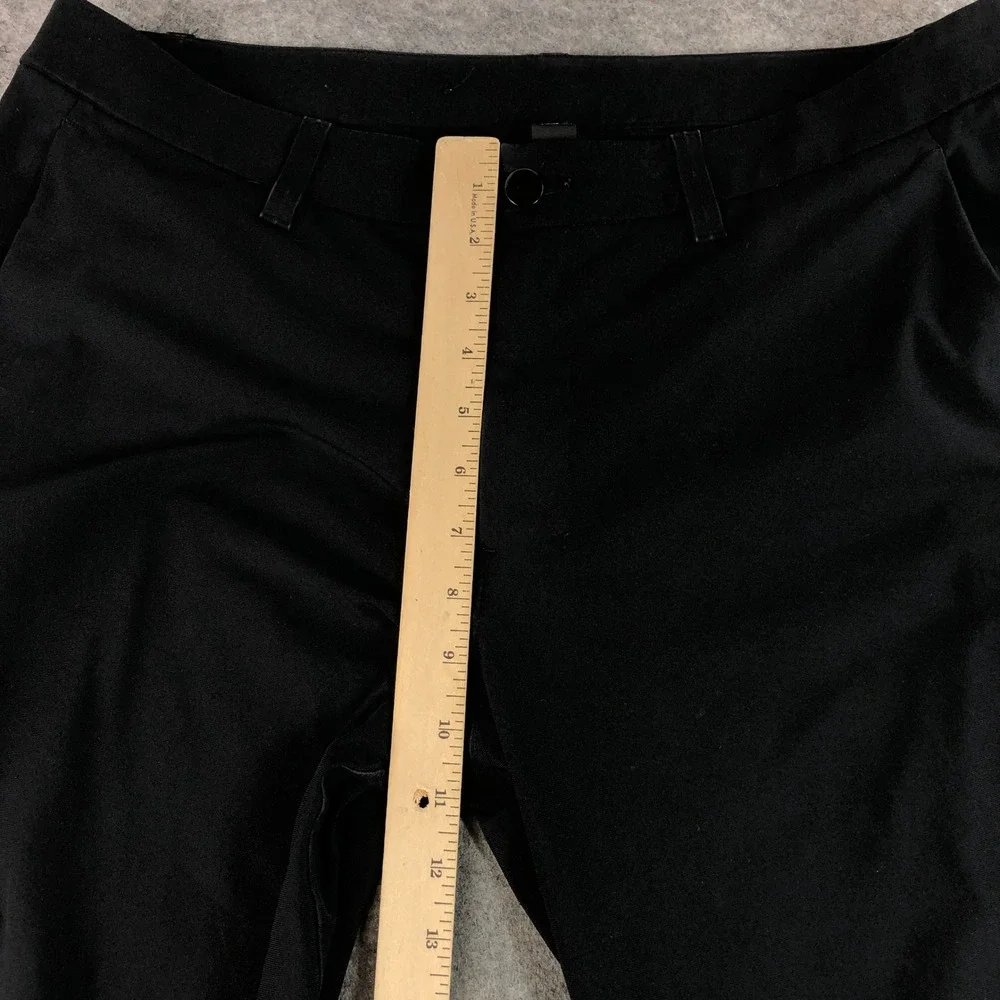 Lululemon ABC Mens 34 Black Technical Slim Fit Golf Casual Pants Athletic Gym - Picture 7 of 13